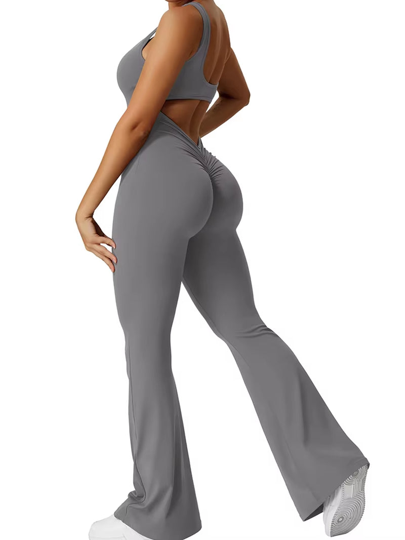 Women's Slim Backless Bodysuit