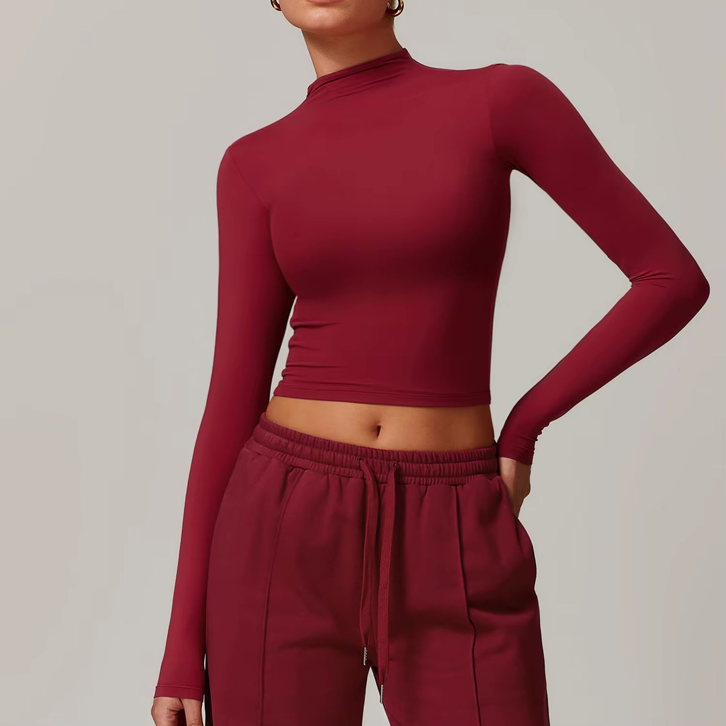 High Neck Long Sleeve