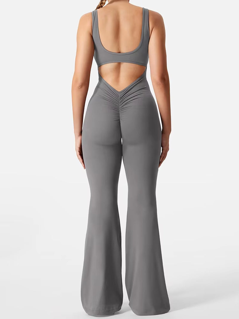 Women's Slim Backless Bodysuit 