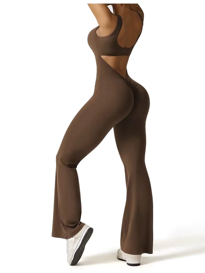 Women's Slim Backless Bodysuit 