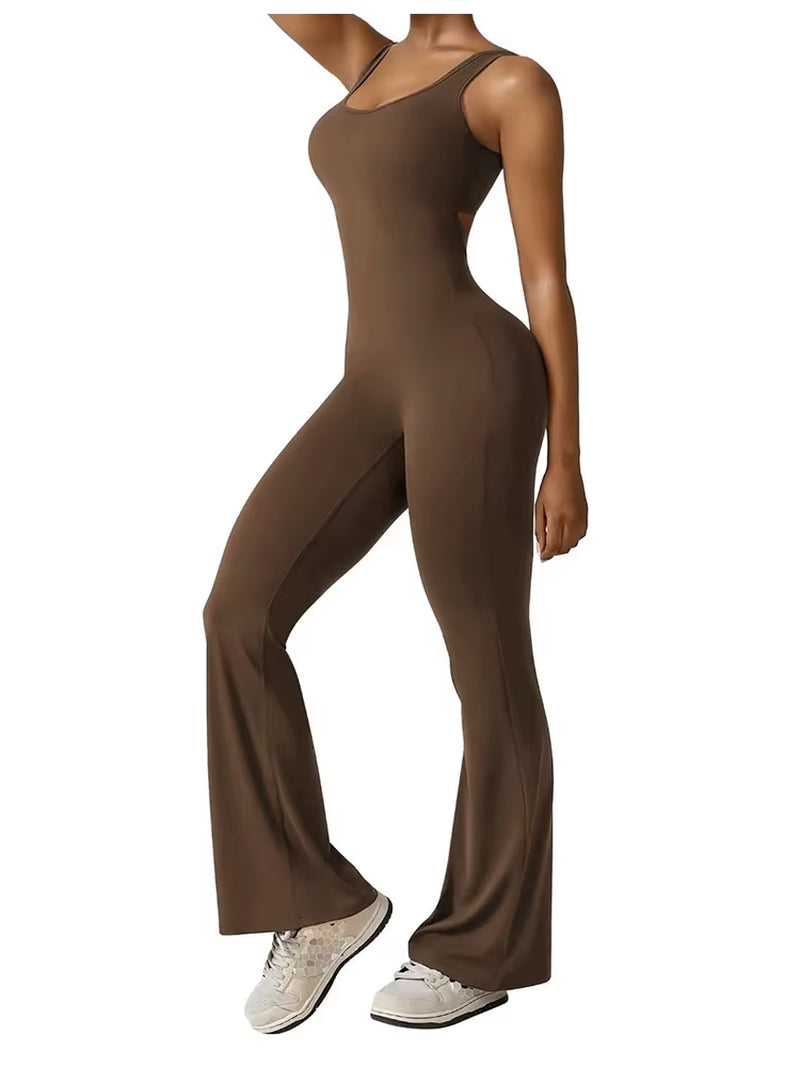 Women's Slim Backless Bodysuit 