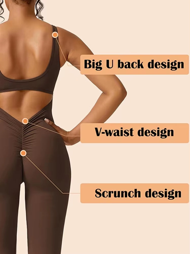 Women's Slim Backless Bodysuit 